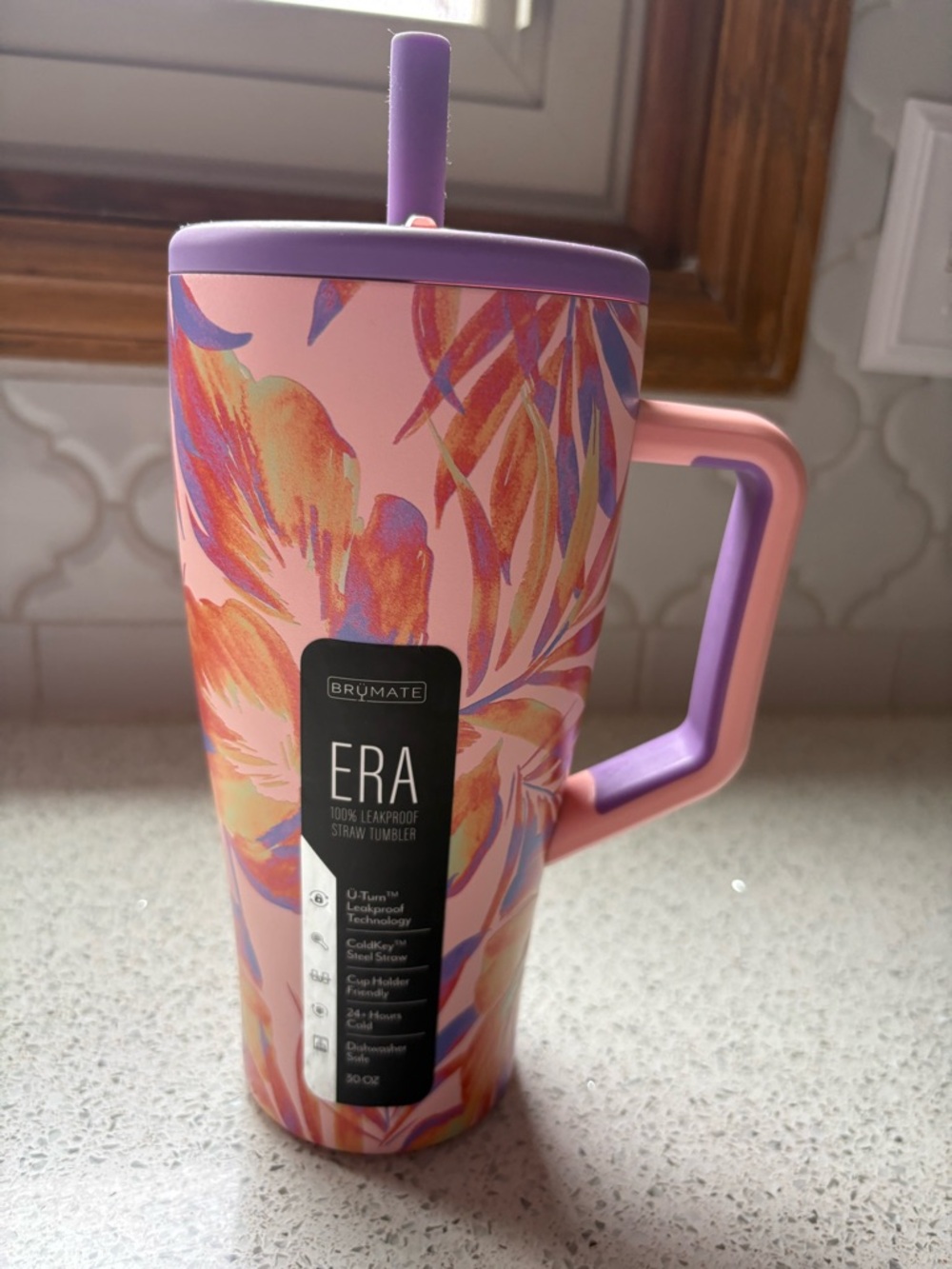 NWT Brumate x Billabong ERA 30oz tumbler tropical wave